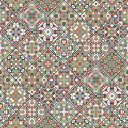 patchwork abstract patterns vector image