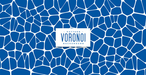 Voronoi pattern mesh lines background vector