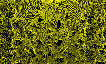 array with dynamic particles 3d grid surface vector image
