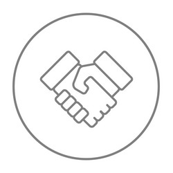 Unity emblem w symbol of partnership Royalty Free Vector