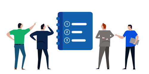 Priority list of priorities important task first vector