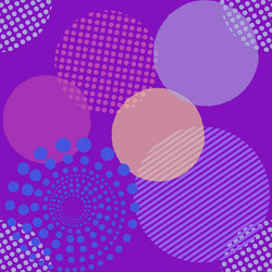 abstract purple pantone seamless pattern circle vector