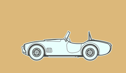 retro car Vector Image