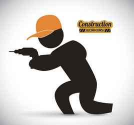 construction worker vector