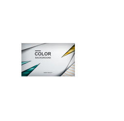 abstract colored background with overlap layer vector image
