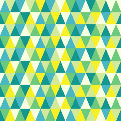geometric pattern of triangles shapes colorful vector