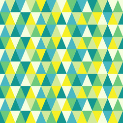 Geometric pattern of triangles shapes colorful vector