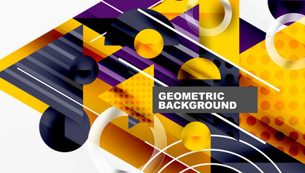 modern abstract design with overlapping vector image