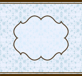 seamless background pattern and frame vector image