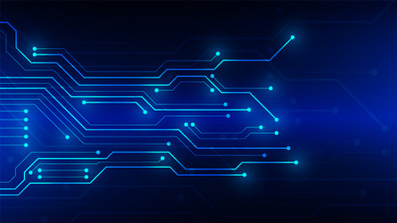 technology background with hi-tech digital data vector image