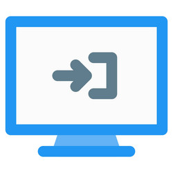 single factor the simplest form of authentication vector image