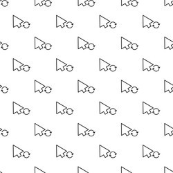 arrow cursor loading pattern seamless vector