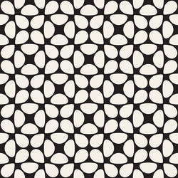 seamless pattern repeating geometric elements vector image
