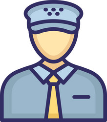 pilot icon which can easily modify or edit vector image