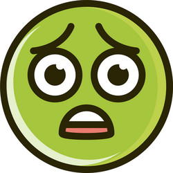 weary funny smiley emoticon face expression line vector