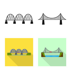 isolated object connection and design symbol vector image