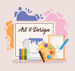 Art class school Royalty Free Vector Image - VectorStock
