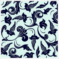 batik design style patterns are same for fabric vector image