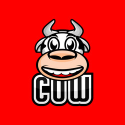 Cow head Royalty Free Vector Image - VectorStock