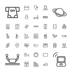 Technology icons vector