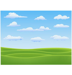 Nature landscape background Royalty Free Vector Image