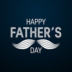 Happy fathers day concept in flat style vector