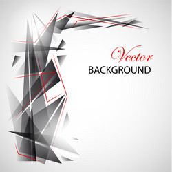 Geometric Gray Abstract Background vector image