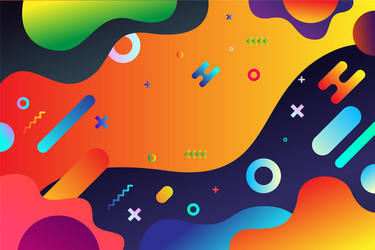 gradient color background design vector image