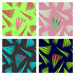 assembly of patterns in striped style vector