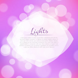 Stock fuzzy texture with bokeh effect and frame vector