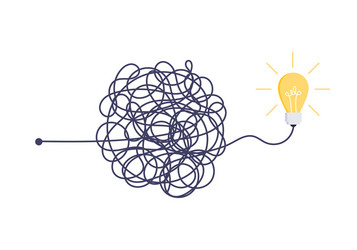 complex easy simple way from start to idea chaos vector