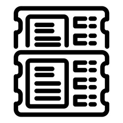 computer random access memory modules icon vector image