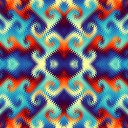 seamless pattern background a triangles vector image