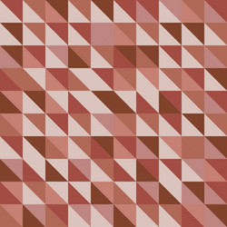 Retro triangle pattern with red background vector