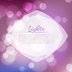 stock fuzzy texture with bokeh effect and frame vector image