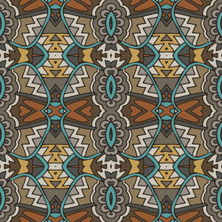 tiled ethnic pattern for fabric abstract vector image