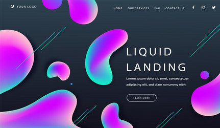 web page design templates image vector image
