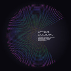 Dynamic Abstract Wave Background vector image