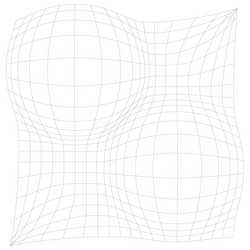 abstract 3d generative glitched grid wireframe vector image