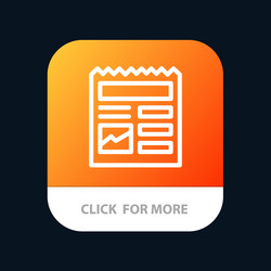 document basic ui picture mobile app button vector image