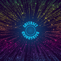 dynamic abstract scattering particles background vector image
