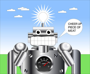 Happy Robot Face Vector Images Over 1 300 Happy Robot Face Vector Images Over 1 300