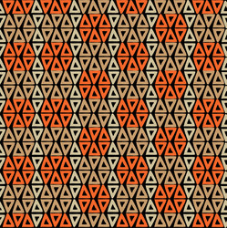 Tribal Boho Pattern - Triangle Motif vector image