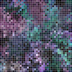 abstract square pixel mosaic background vector image