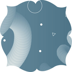 frame with memphis style design vector image