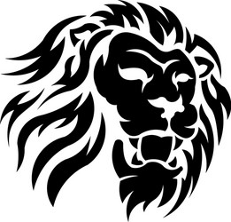 lion head Vector Image