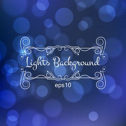 stock blurred texture with bokeh effect vector image