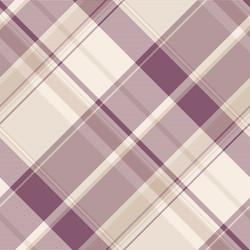 elegant diagonal plaid pattern in muted mauve vector image
