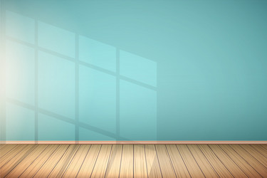 example of empty room with window vector