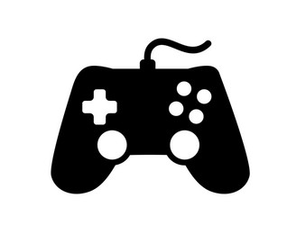 joystick icon game console symbol vector image